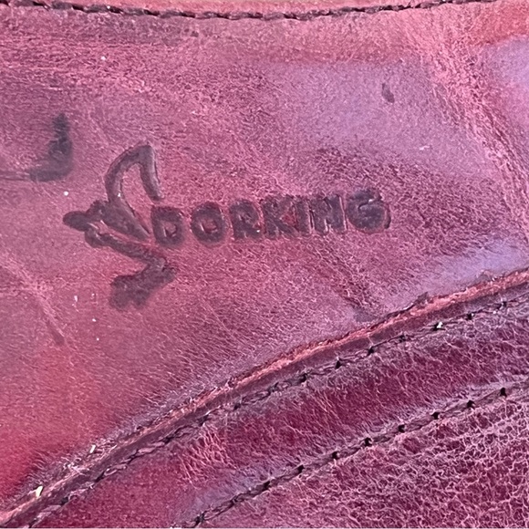 Dorking by Fluchos Merlot Slip On Block Heel Shoes - Picture 10 of 16